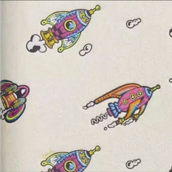 NWT 🚀 Coach LIMITED EDITION Genuine Leather Notebook • Embossed Sparkle Rocket - Picture 7 of 8